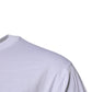 White Logo Patch Cotton Crew Neck T-shirt
