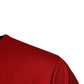 Red Logo Crown Cotton Crew Neck T-shirt
