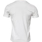 White Cotton Logo Floral Crew Neck T-shirt