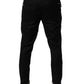 Black Wool Jogger Jogging Pants
