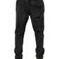 Black Cotton Stretch Skinny Men Denim Jeans