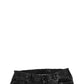 Black Cotton Stretch Skinny Men Denim Jeans