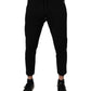Black Cotton Jogger Jogging Pants