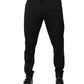 Black Cotton Jogger Jogging Pants