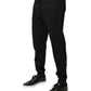 Black Cotton Jogger Jogging Pants
