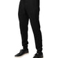 Black Cotton Jogger Jogging Pants