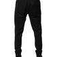 Black Cotton Jogger Jogging Pants