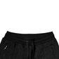 Black Logo Monogram Jogger Sweatpants Pants