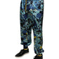 Multicolor Marble Print Jogger Men Sweatpants Pants