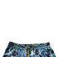 Multicolor Marble Print Jogger Men Sweatpants Pants