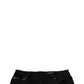 Black Tattered Cotton Skinny Men Denim Jeans