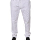 White Cotton Stretch Skinny Men Denim Jeans