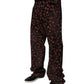 Black Cherry Cotton Straight Men Denim Jeans