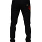 Black Cotton Stretch Slim Fit Men Denim Jeans