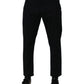 Dark Blue Cotton Stretch Loose Men Denim Jeans
