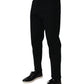 Dark Blue Cotton Stretch Loose Men Denim Jeans