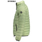 Green Nylon Men Jacket