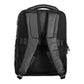 Black Leather Men Backpack