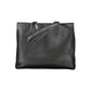 Black Polyester Women Handbag