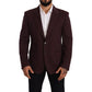 Purple Cotton Blazer