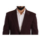Purple Cotton Blazer