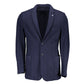 Blue Wool Blazer Jacket