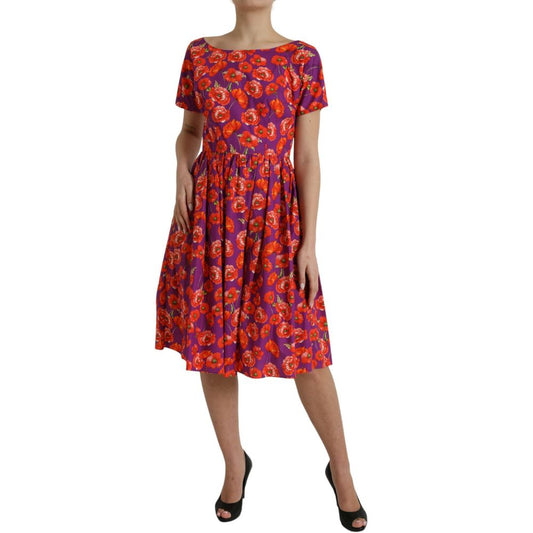 Purple Cotton Dress