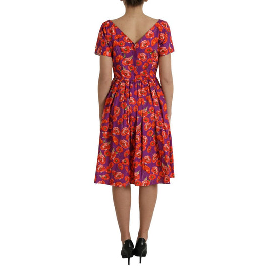 Purple Cotton Dress