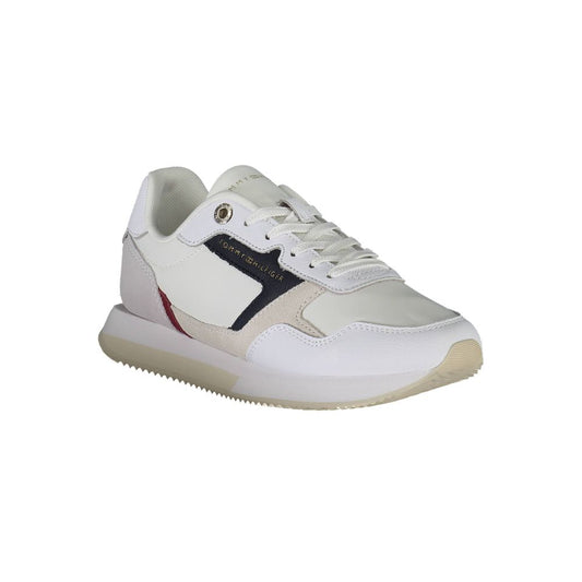 White Leather Women Sneaker