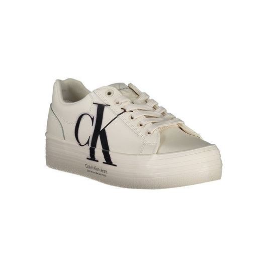 White Leather Women Sneaker