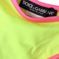 Yellow Pink Nylon Swimwear Bottom Beachwear Bikini