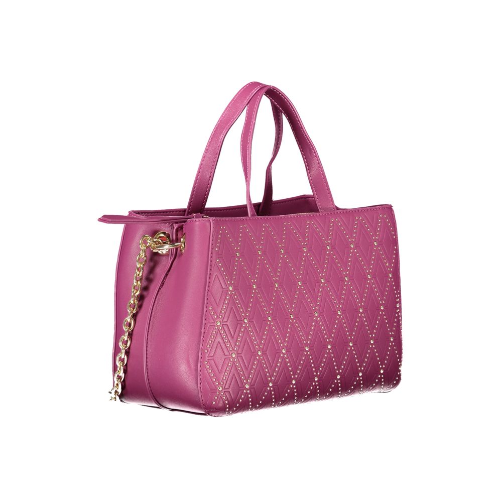 Purple Polyethylene Handbag