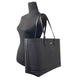 Medium Grainy Leather Black Tote Bag Purse