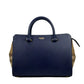 Small Banwell Leather Tote Bag Purse Blue