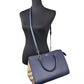 Small Banwell Leather Tote Bag Purse Blue