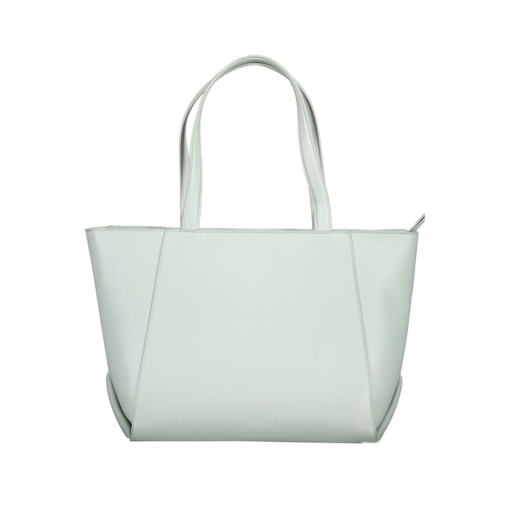 Light Blue Polyethylene Handbag