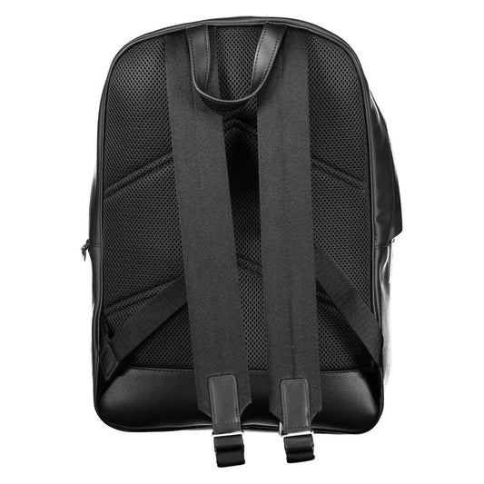 Black Polyester Backpack