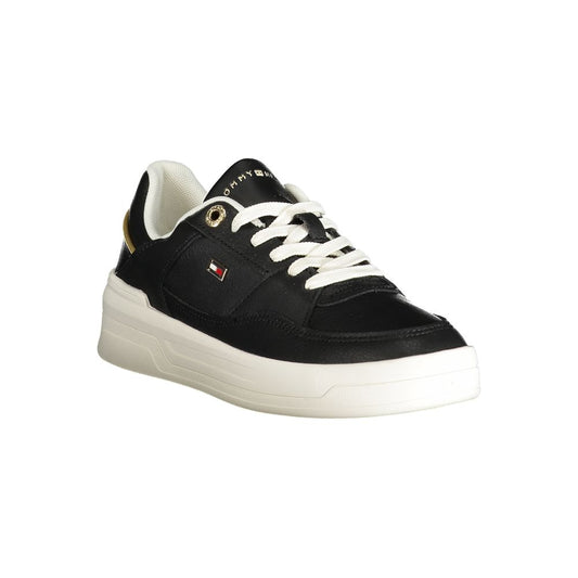 Black Polyethylene Women Sneaker