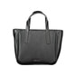 Black Polyethylene Women Handbag