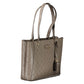 Brown Polyethylene Women Handbag