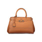 Brown Polyethylene Women Handbag