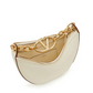 Ivory Leather Mini Hobo Vlogo Shoulder Bag