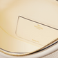 Ivory Leather Small Hobo Vlogo Shoulder Bag