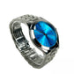 Slim Runway Stainless Steel Watch Blue Silver MK3292