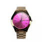 Slim Runway Rose Gold Stainless Steel Watch MK3436