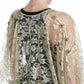 Golden Floral Lace Kaftan Sundress