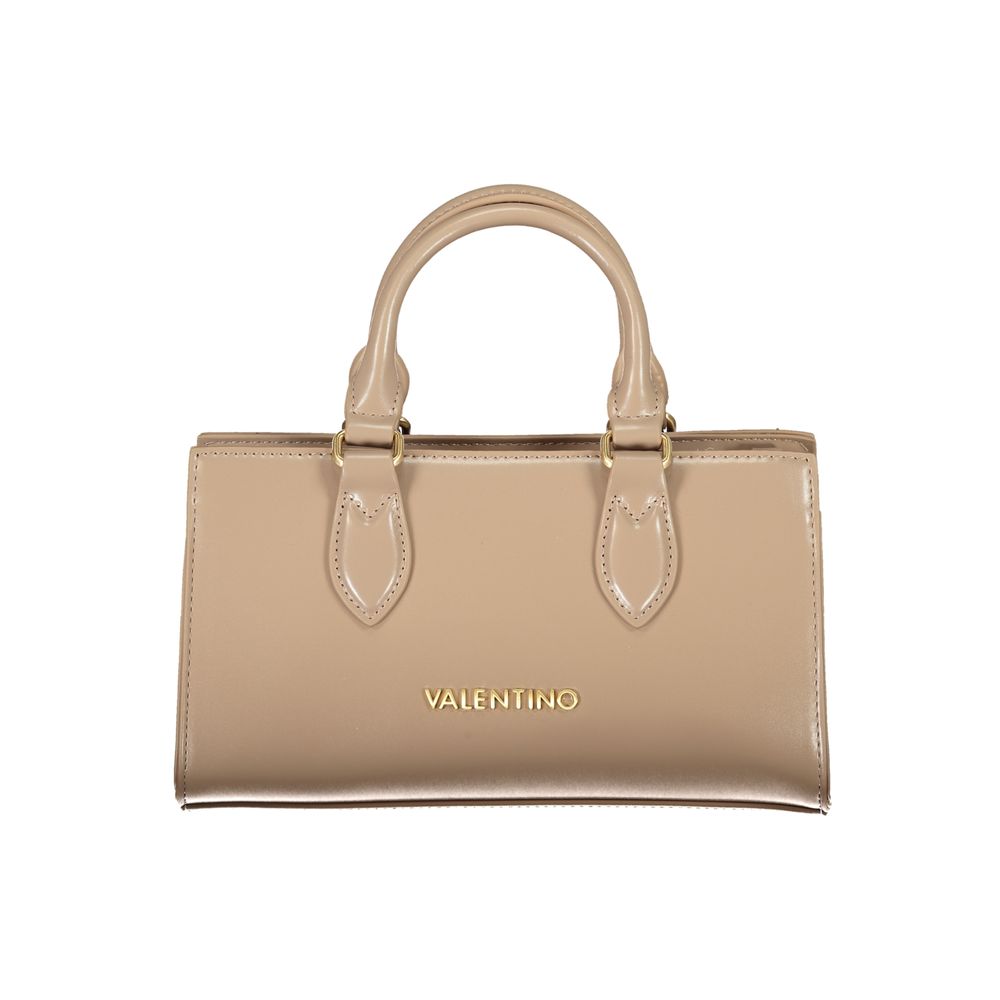 Brown Polyethylene Women Handbag