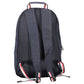 Blue Polyester Men Backpack