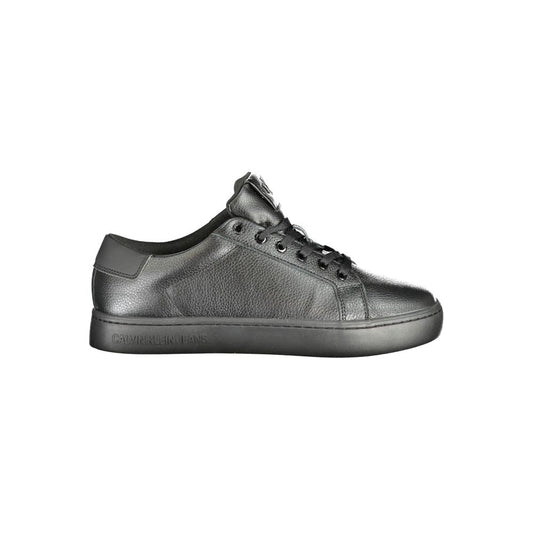 Black Polyethylene Men Sneaker