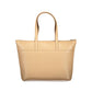 Beige Polyester Women Handbag